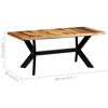 Picture of Solid Wood Dining Table 71" SSW