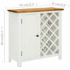 Picture of Wooden Wine Rack Cabinet with Storage 31" SOW - White