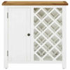 Picture of Wooden Wine Rack Cabinet with Storage 31" SOW - White