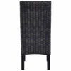 Picture of Dining Rattan Wooden Chairs MW - 2 pc Black