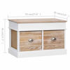 Picture of Hallway Storage Bench 27" PW