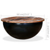 Picture of Wooden Round Coffee Table with Storage 24" SRW