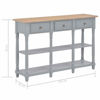 Picture of Rustic Accent Hallway Console Table with Drawers and Shelves 47" - Gray
