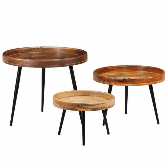 Picture of Wooden Accent Tables - 3 Pc