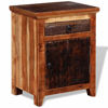 Picture of Bedroom Wooden Nightstand Storage Cabinet 16" - SAW