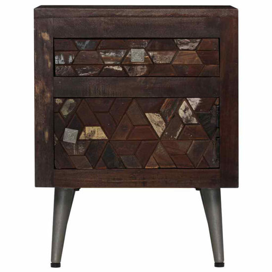 Picture of Wooden Bedroom Nightstand with Storage 16" - SRW