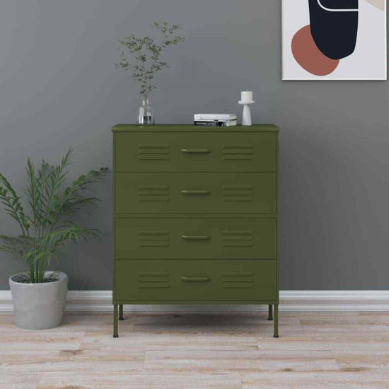 Picture of Sideboard Chest Storage Cabinet 31" - O Green