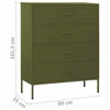 Picture of Sideboard Chest Storage Cabinet 31" - O Green