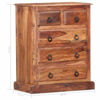 Picture of Bedroom Dresser Cabinet with Drawers 23"