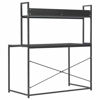 Picture of Computer Desk with Shelves 47" - Black