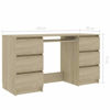 Picture of Wooden Desk with Drawers 55"