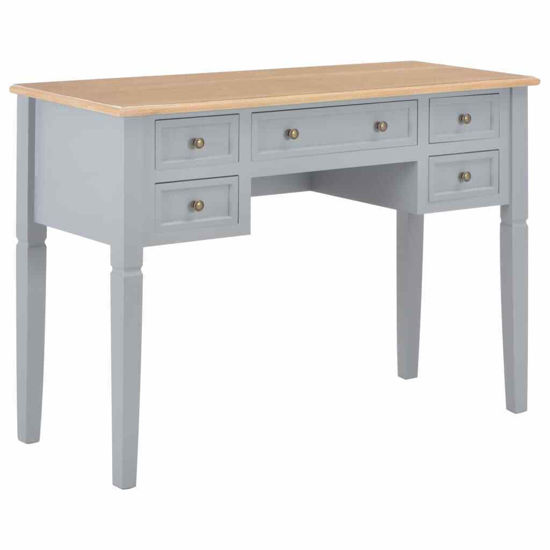 Picture of Wooden Desk with Drawers 43" - Gray