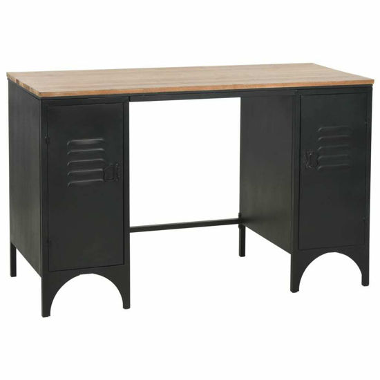 Picture of Computer Desk with Cabinets 47" - 2Tone