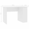 Picture of Home Office Computer Desk with Shelves 43" - White