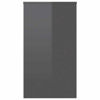 Picture of Contemporary Home Desk High Gloss 35" - Gray
