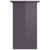 Picture of Contemporary Home Desk High Gloss 32" - Gray