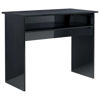 Picture of Contemporary Home Desk High Gloss 35" - Black