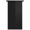 Picture of Contemporary Home Desk High Gloss 32" - Black