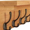 Picture of Wooden Wall-Mounted Coat Rack 24"