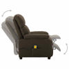 Picture of Living Room Fabric Electric Recliner Massage Chair - Brown
