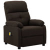 Picture of Living Room Fabric Electric Recliner Massage Chair - D Brown