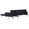 Picture of Living Room L-Shaped Bed 86" - Black
