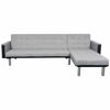 Picture of Living Room Fabric Sofa 86" - 2Tone Black with Gray