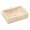 Picture of Wooden Bathroom Vanity with Marble Sink 29" - Cream