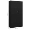 Picture of Office Steel Locker Storage Cabinet 35" - Black