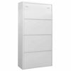 Picture of Steel Office Storage Cabinet 35" - L Gray