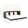 Picture of Outdoor 3-Seater SunBed - Black