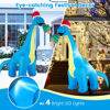 Picture of Outdoor Inflatable Dinosaur Christmas Decor - 10ft