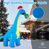 Picture of Outdoor Inflatable Dinosaur Christmas Decor - 10ft