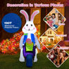 Picture of 4' Christmas Decor Inflatable Easter Rabbit