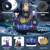 Picture of 7' Halloween Inflatable Pirate Ship With Lights