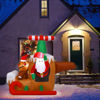 Picture of 6' Christmas Decor Inflatable Santa Claus