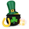 Picture of 5' Inflatable St Patrick's Day Leprechaun Hat