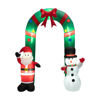 Picture of 8' Christmas Decor Archway with Santa Claus