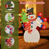 Picture of 4' Outdoor Christmas Decor Snowman with LED Lights