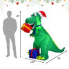 Picture of 6' Christmas Decor Inflatable Dinosaur