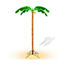 Picture of 5' Palm Tree with LED Lights