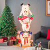 Picture of 6' Christmas Decor Snowmen with Lights