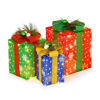 Picture of Christmas Gift Boxes with Lights - 3 pc