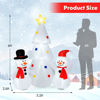 Picture of 6' Inflatable Christmas Snowmen and Christmas Tree