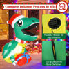 Picture of Christmas Decor Inflatable Dinosaur