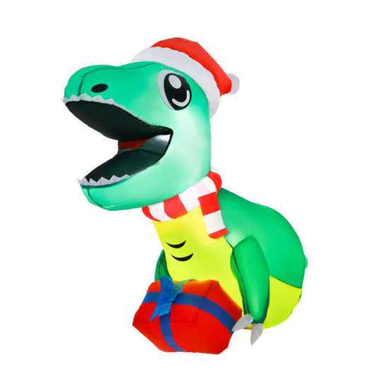 Picture of Christmas Decor Inflatable Dinosaur
