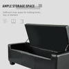 Picture of Bench Storage Ottoman - Black