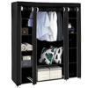 Picture of Portable Clothes Shoes Storage - Black