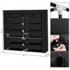 Picture of Fabric Shoe Cabinet with Cover - Black