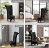 Picture of Living Room Accent Velvet Chair - Black